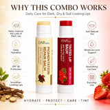 Skin Centives Lip Balm Combo for Dark & Dry Lips Unisex | 2 x 4.8g
