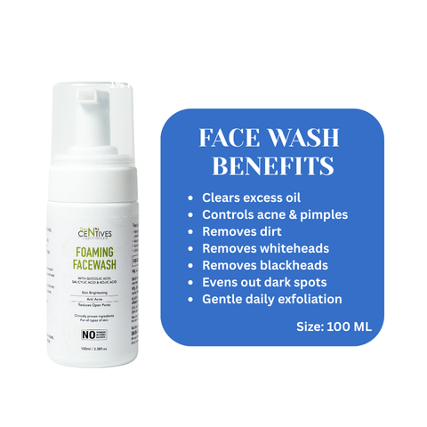 Oily Skin Care Combo – Foaming Face Wash & Oil-Free Gel Moisturizer Gel