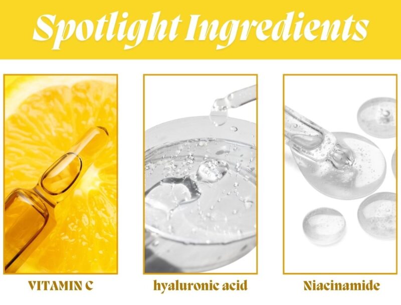 Vitamin C Face Serum – Brightening & Hydrating Formula with Hyaluronic Acid & Niacinamide | Anti-Aging & Non-Greasy | For All Skin Types & Beginners – 30ML