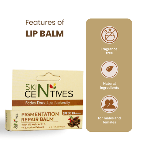 Skin Centives Pigmentation Repair Balm with 1% Kojic Acid, Licorice & SPF 30